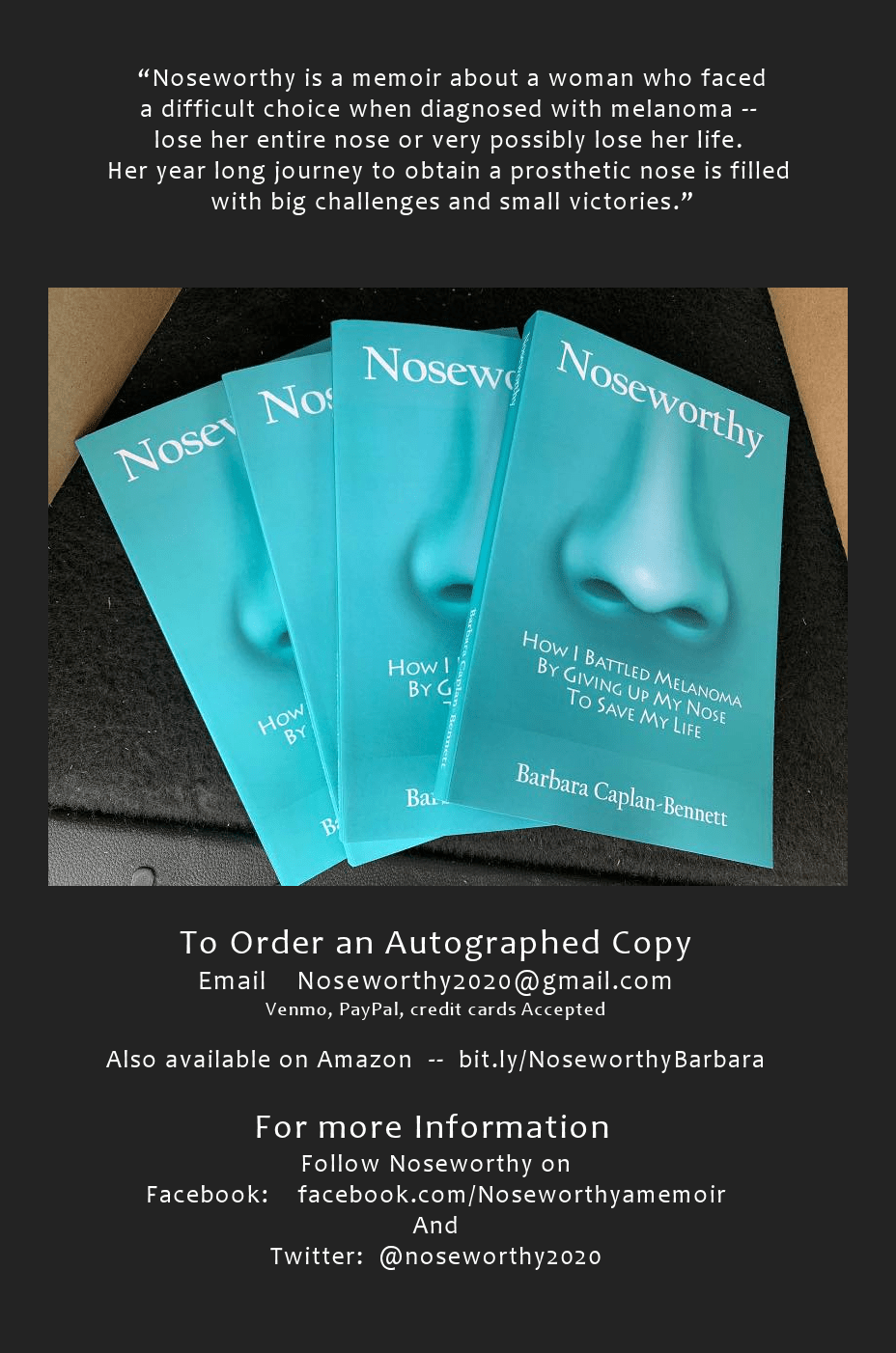 Stack of books fanned with adds for posts