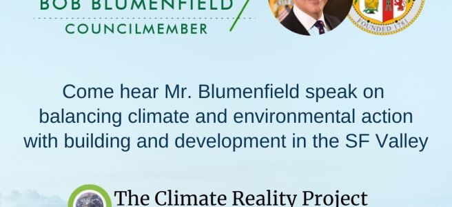 Announcement Oct 12 2021 Membership meeting Climate Reality Project San Fernando Valley, CA Chapter